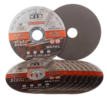 TARCZA TARCZE DO CIĘCIA METALU 125x1.0 STALI 10 SZTUK