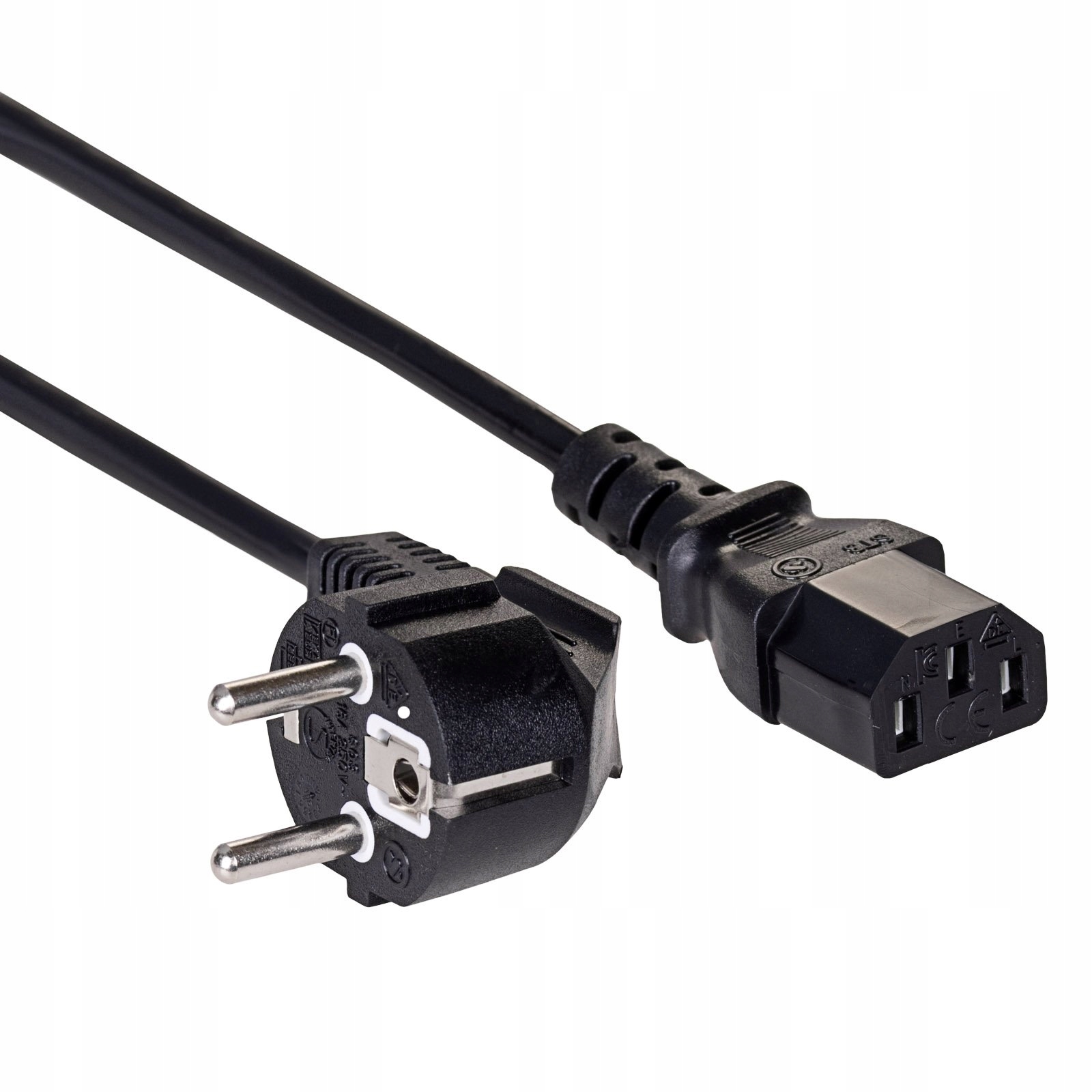 AKYGA Kabel zasilający Akyga AK-PC-08C CU 3x1mm² CEE 7/7 / IEC C13 10m — 3