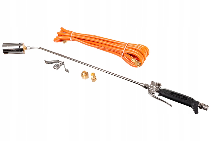 Plynový hořák Kabel 5 m Spojka pro opalovací papuče Sada 50 x 560 mm