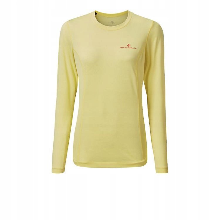 Ronhill Tech L/s Tee Lemongrass/Hot Pink Rozmiar S