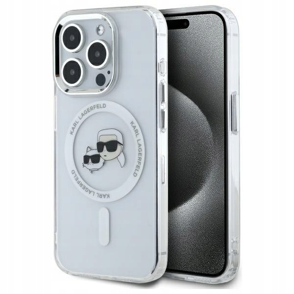 Karl Lagerfeld KLHMP15XHLSKCH iPhone 15 Pro Max 6.7" biały/white h
