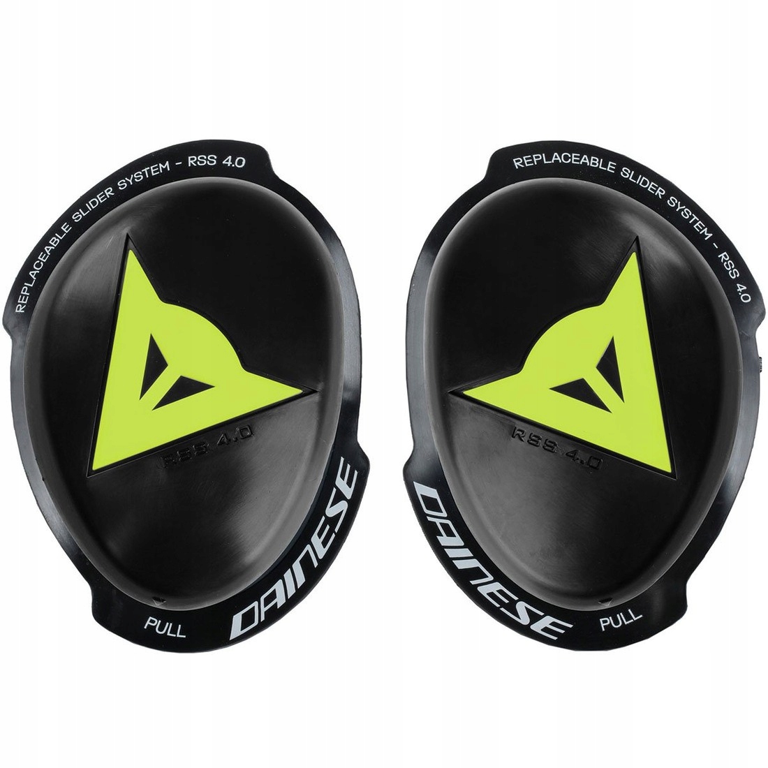 Slidery na kolená Dainese Rss 4.0 Full Kit čierno-žlté Fluo