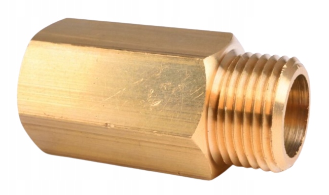 

Mosiężna Przedłużka 3/8'' x 30mm 3cm Gw/gz Mocna