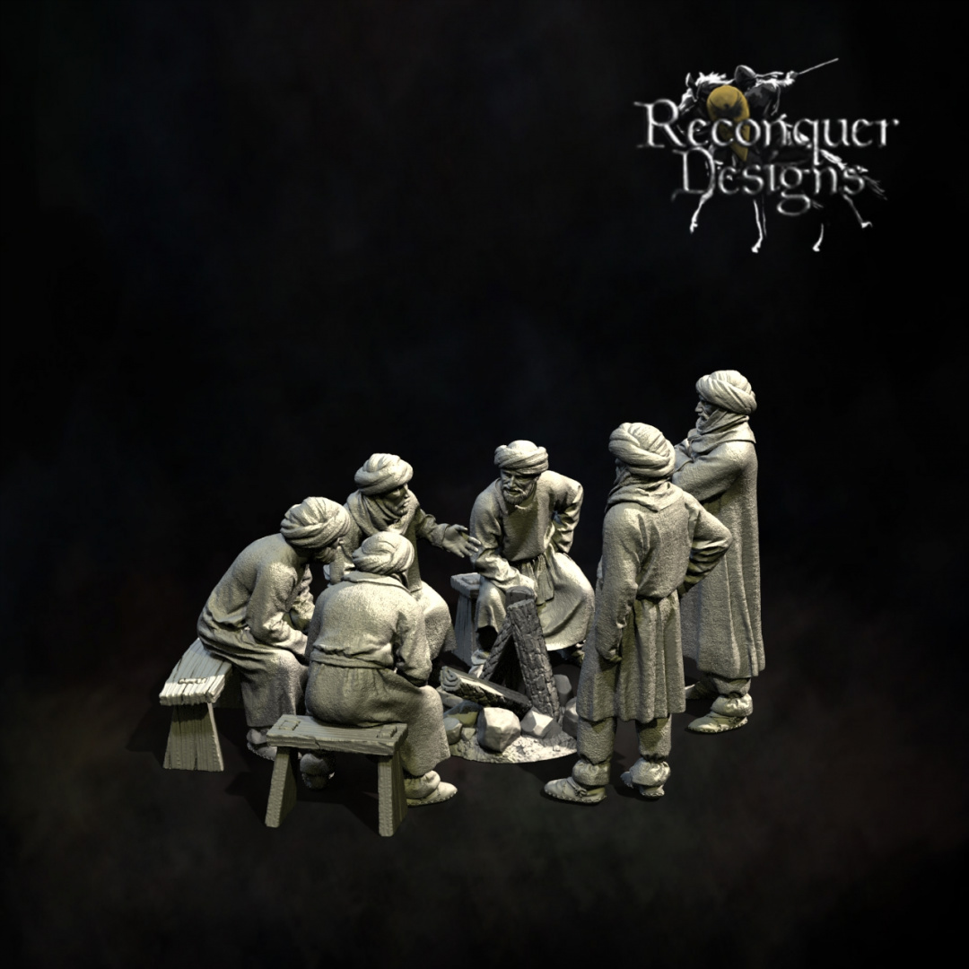 Berbers at Camp - x1 Figurki Modele Historyczne
