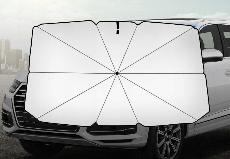 OSŁONA PRZECIWSŁONECZNA PARASOL DO SAMOCHODU CHRONI PRZED NAGRZEWANIEM AUTA Producent inny