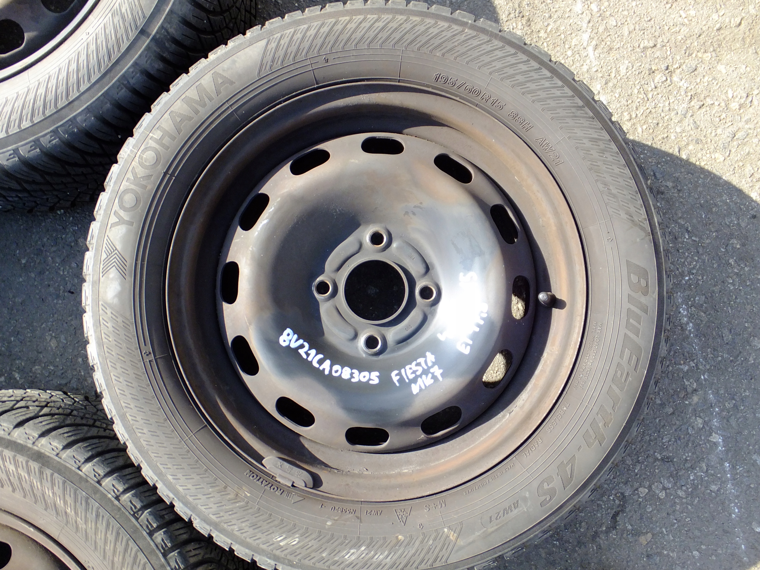 CERCHI Ferro 15'' ford fiesta mk7 2010r