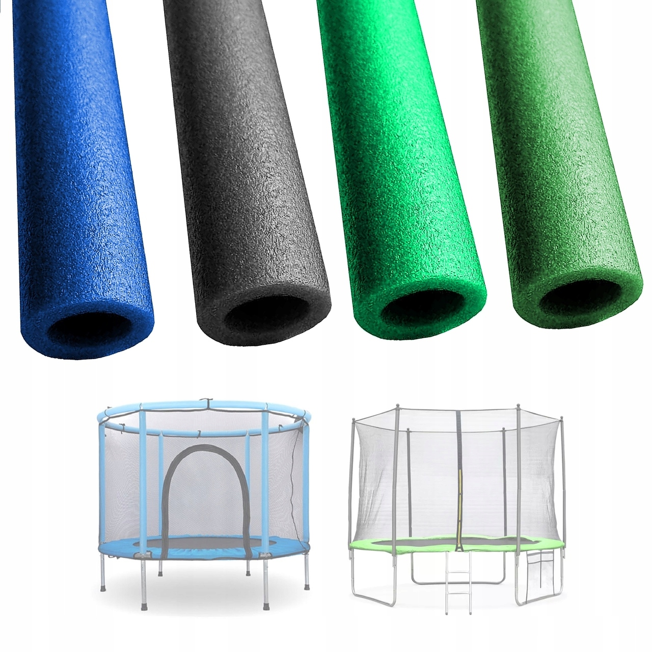 Clever Leon 180 cm PIANKA GĄBKA OSŁONA NA SŁUPKI RURKI TRAMPOLIN