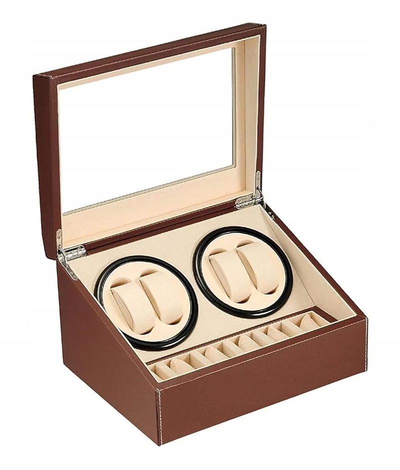 Rotomat Na Hodinky 4 místa rotující vitrína na hodinky šperky