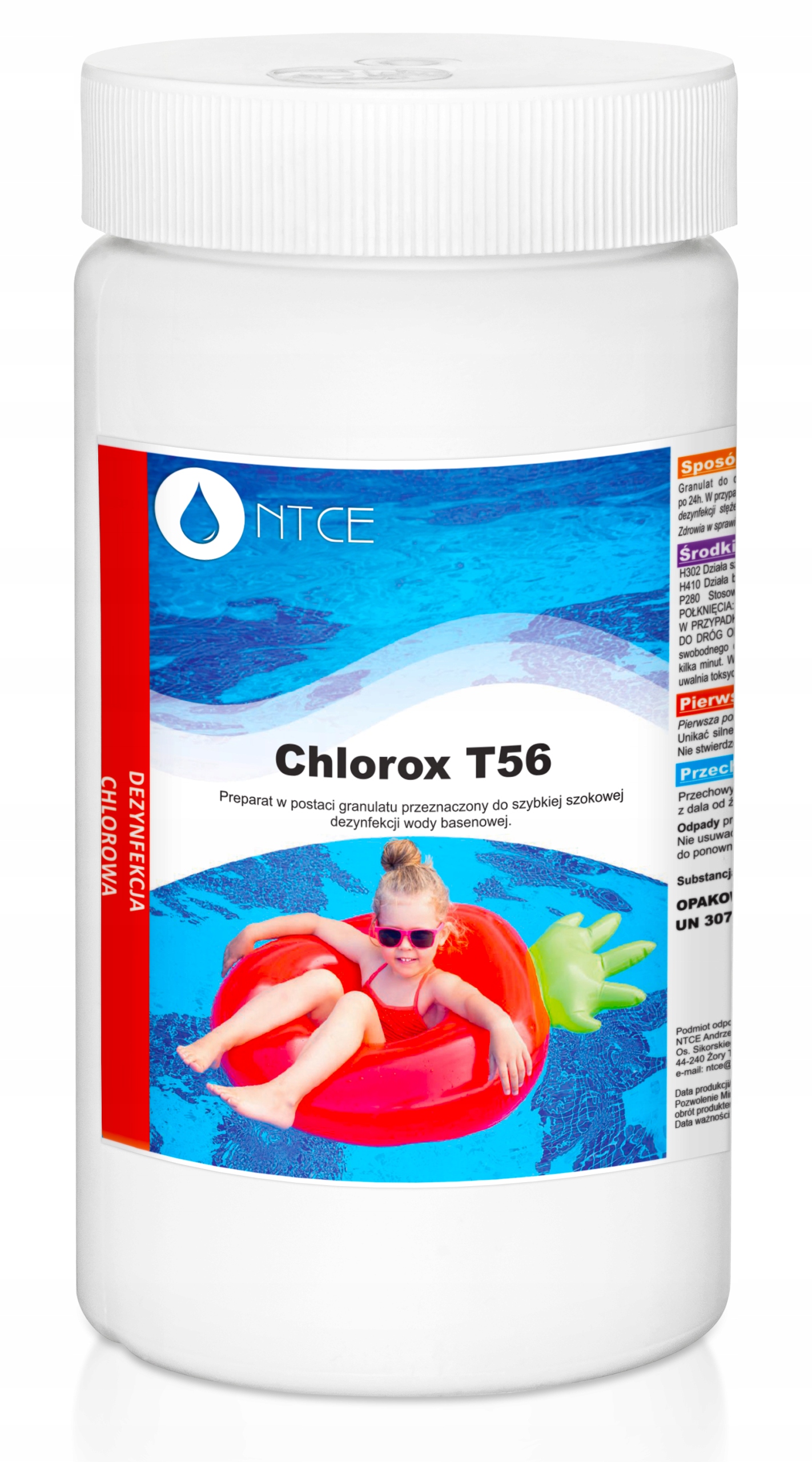 

Chlor Szok Basen Granulat 1KG Chemia Basenowa T56