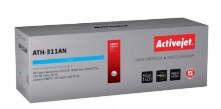 ActiveJet, Toner pro Hp ATH-311AN (náhradní toner 126A CE311A) cyan (modrý)