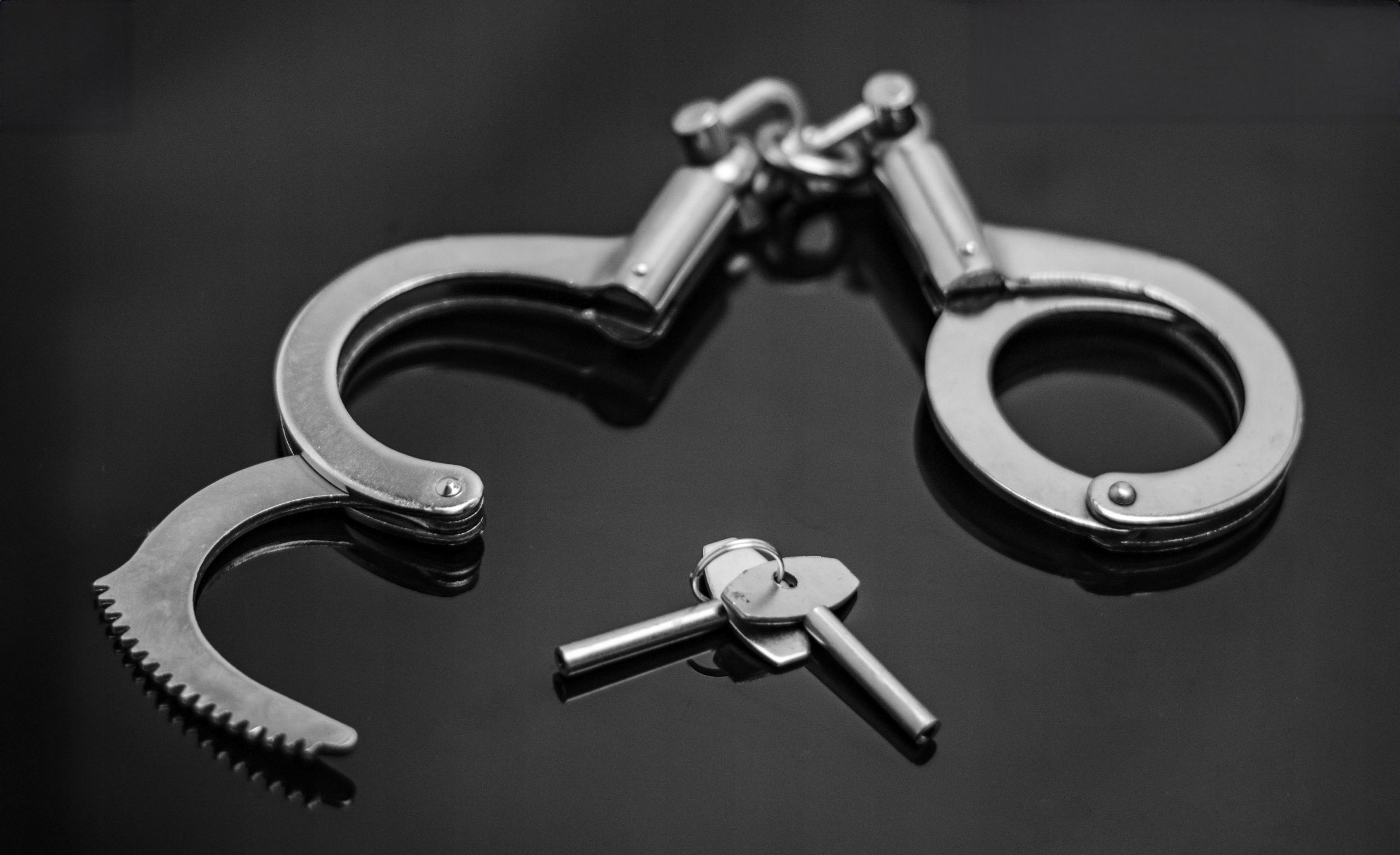 Pevné Pouta Ocel Policejní Tréninkové Pouzdro