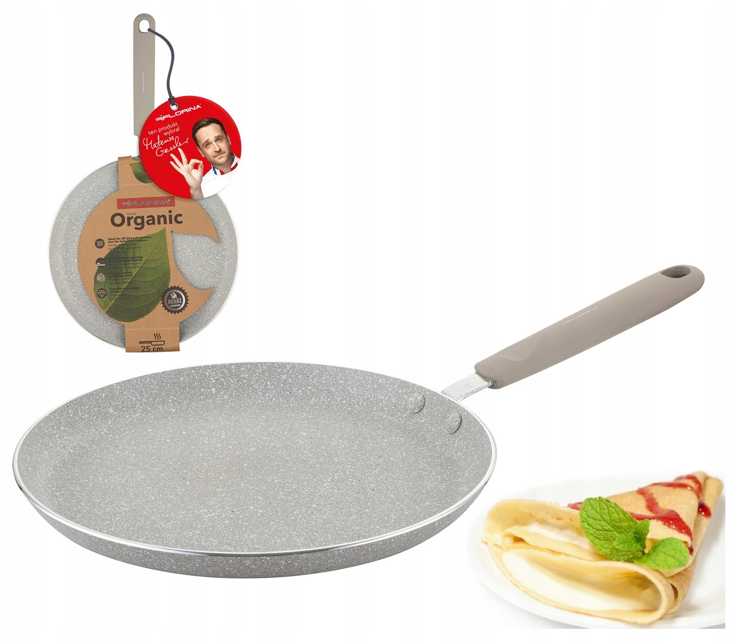 

Patelnia Aluminiowa Sandy do Naleśników 25CM