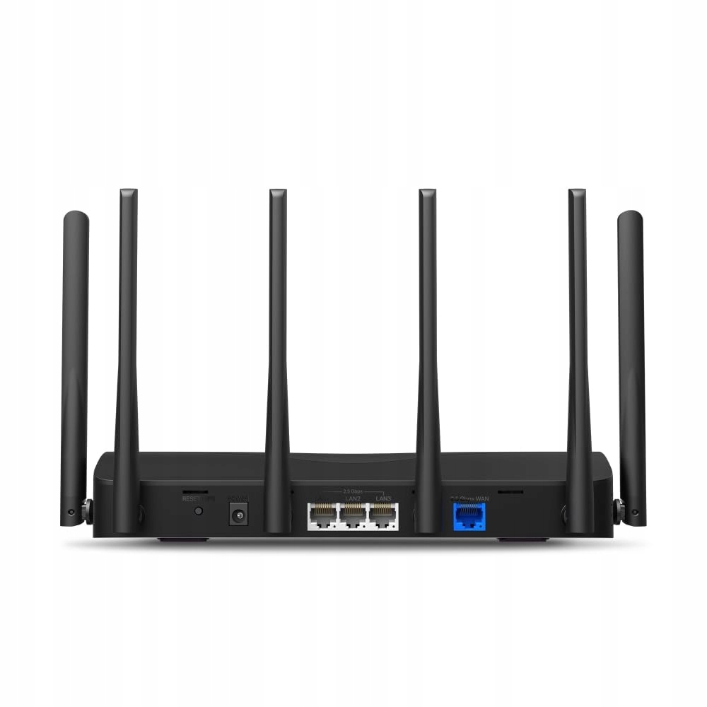 MERCUSYS Router Tri-Band BE9300 WiFi 7 4x2,5G Porty 6 Anten 6GHz VPN WPA3