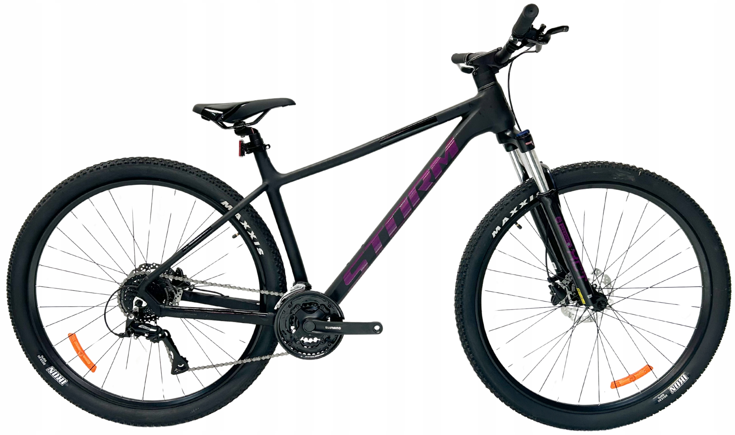Rower Górski Mtb Storm Trail 2.0 Lady Men 21 29 czarny mat 2025 trial