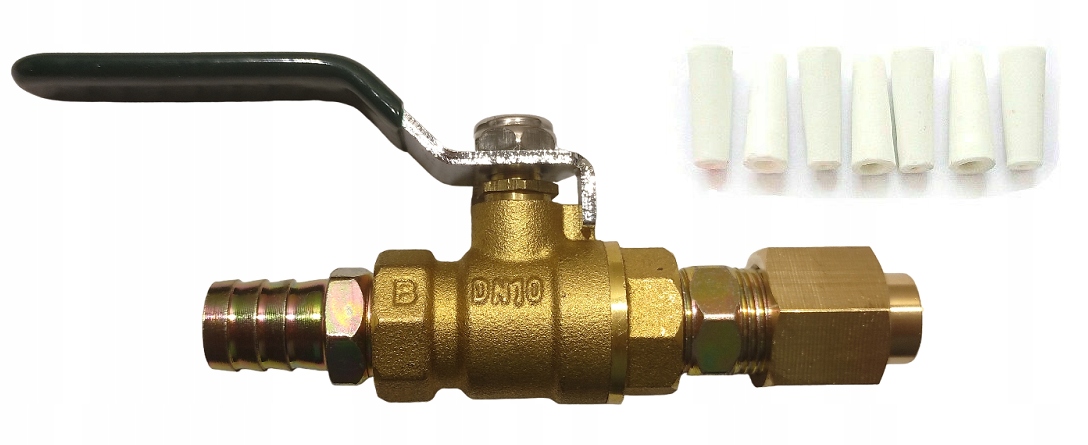 PISTOLET DO PIASKOWANIA + 8 DYSZ ZAWÓR DO PIASKARKI SYFONOWEJ 19L 38L 76L