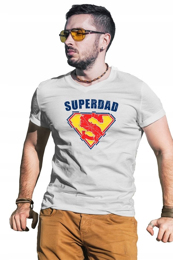 

Koszulka dla taty Superdad prezent Dzień Ojca 4XL