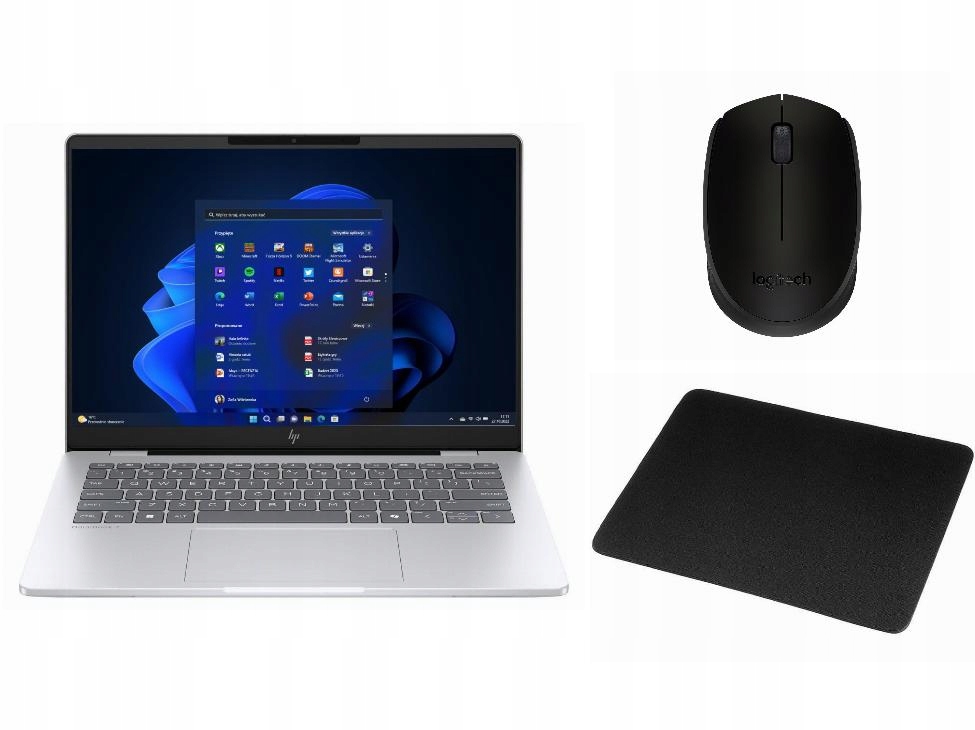 Laptop Hp Windows 11 Pro Intel Core Ultra 5 Stylowa Myszka Podkładka