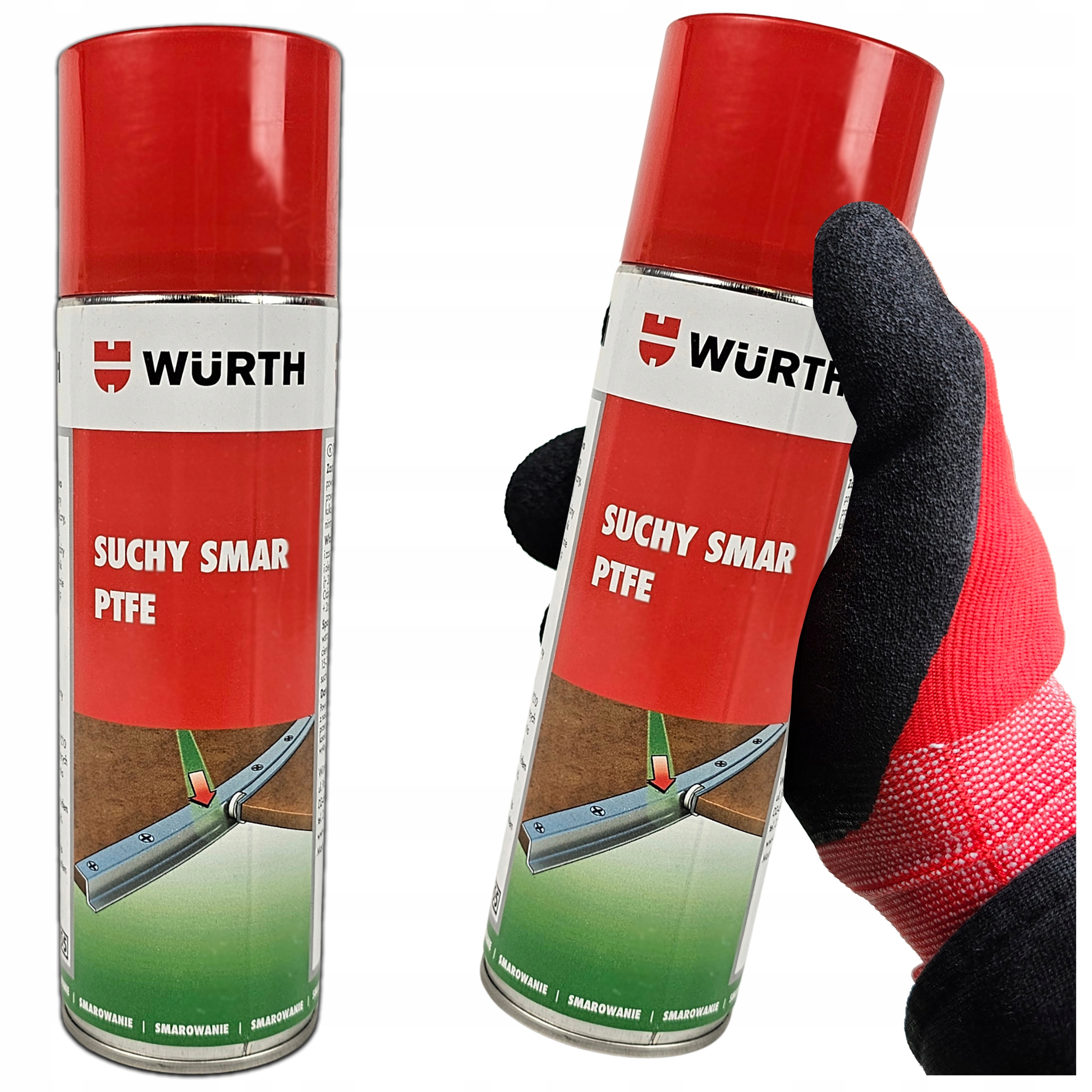 Suchy Smar Teflonowy Wurth Teflon Do Szyberdachu Prowadnic Foteli Mebli