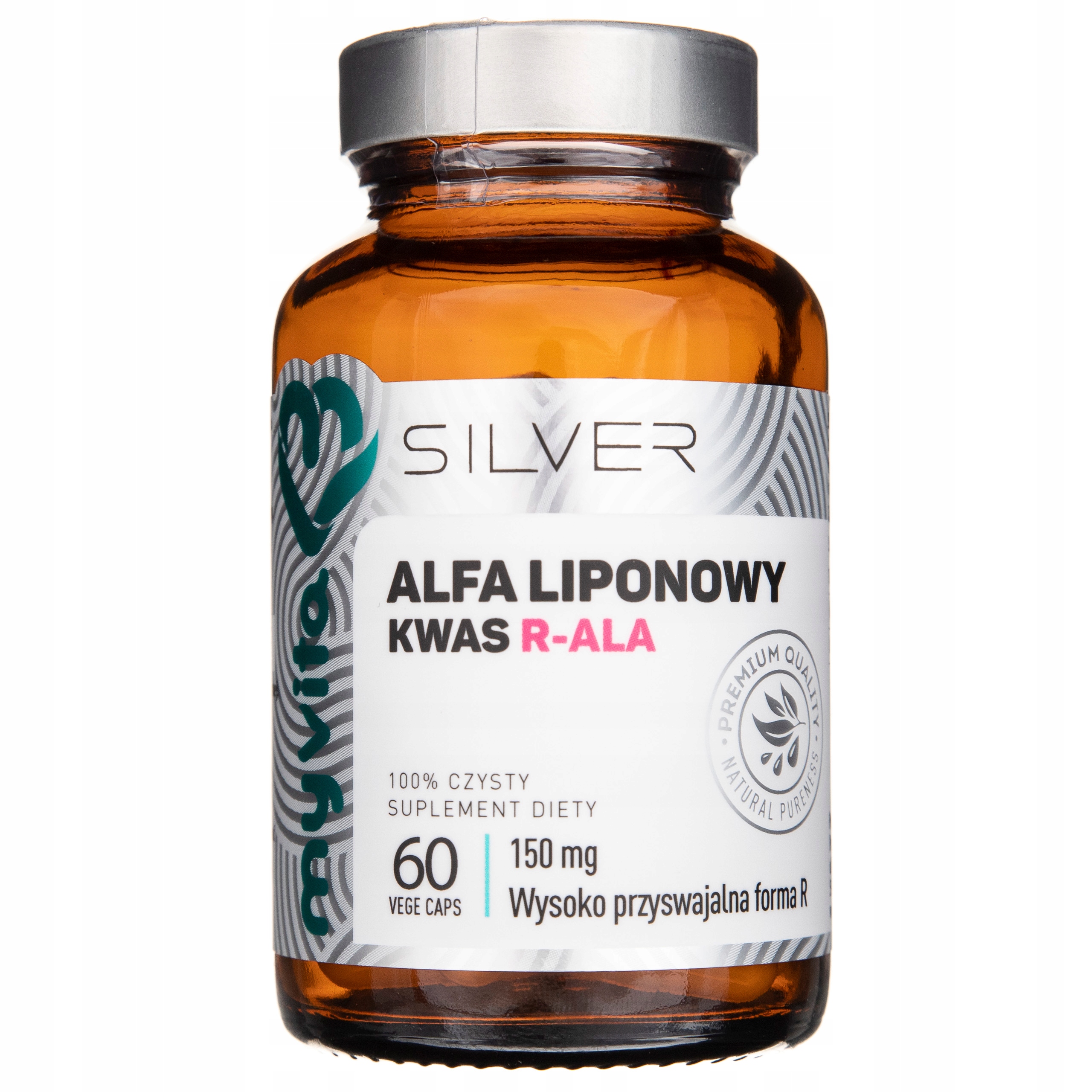 

MyVita Silver Kwas Alfaliponowy R-ala 150 mg 60szt