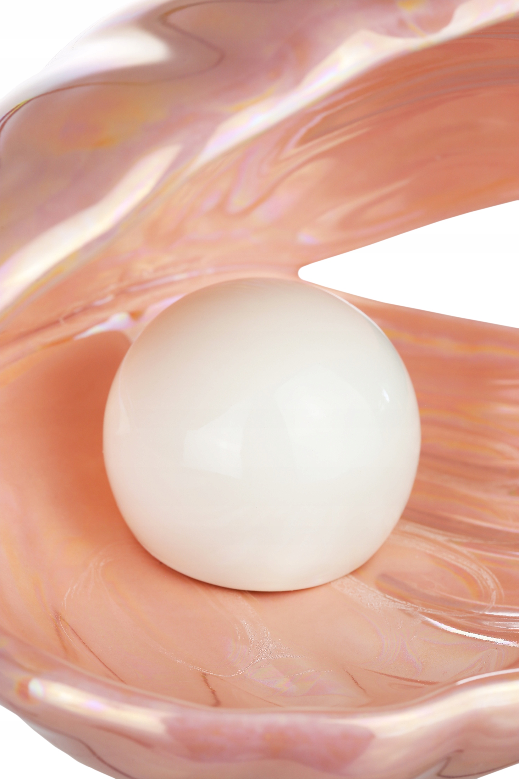 BEZPRZEWODOWA DESIGNERSKA LAMPKA NOCNA CERAMICZNA LED MUSZLA PERŁA Kod producenta BKD-140-PINK