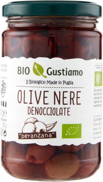 Levně Černé olivy vypeckované Olive Nere Denocciolate Peranzana 280 g