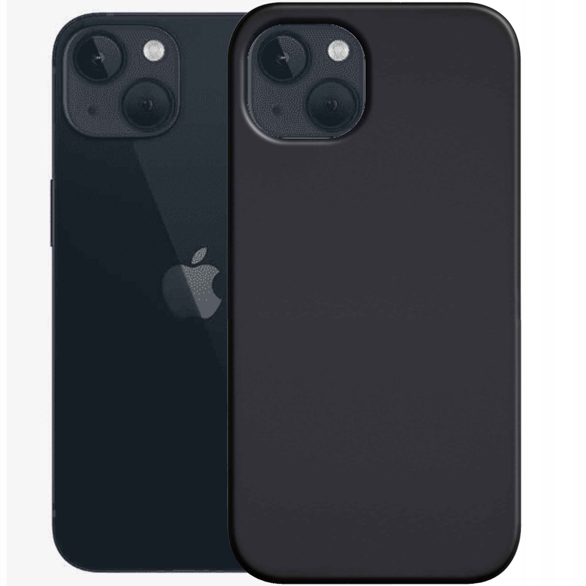 

Etui do Iphone 13 czarne Matowe slim Silikonowe