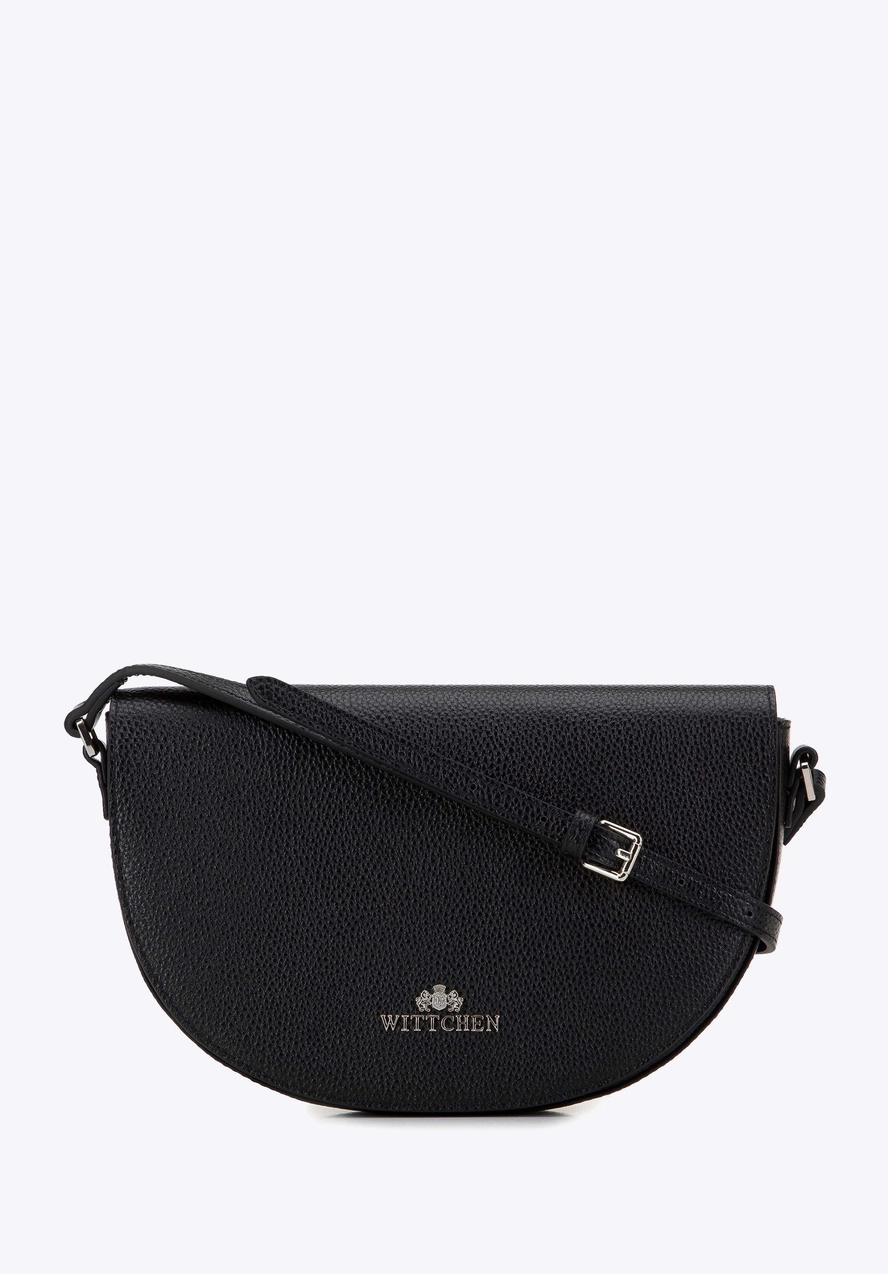 Kožená kabelka saddle bag Wittchen 29-4E-022-1S kabelka přes rameno černá
