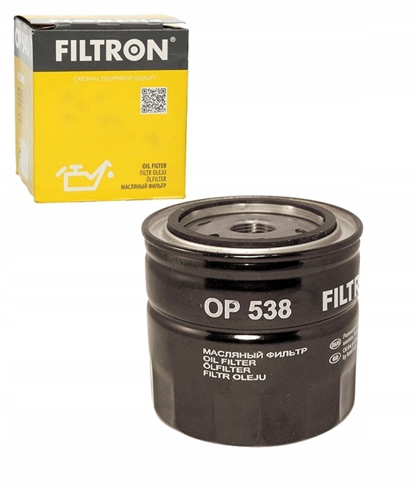 

Filtr oleju Filtron OP538 Volvo 440 S40 V40