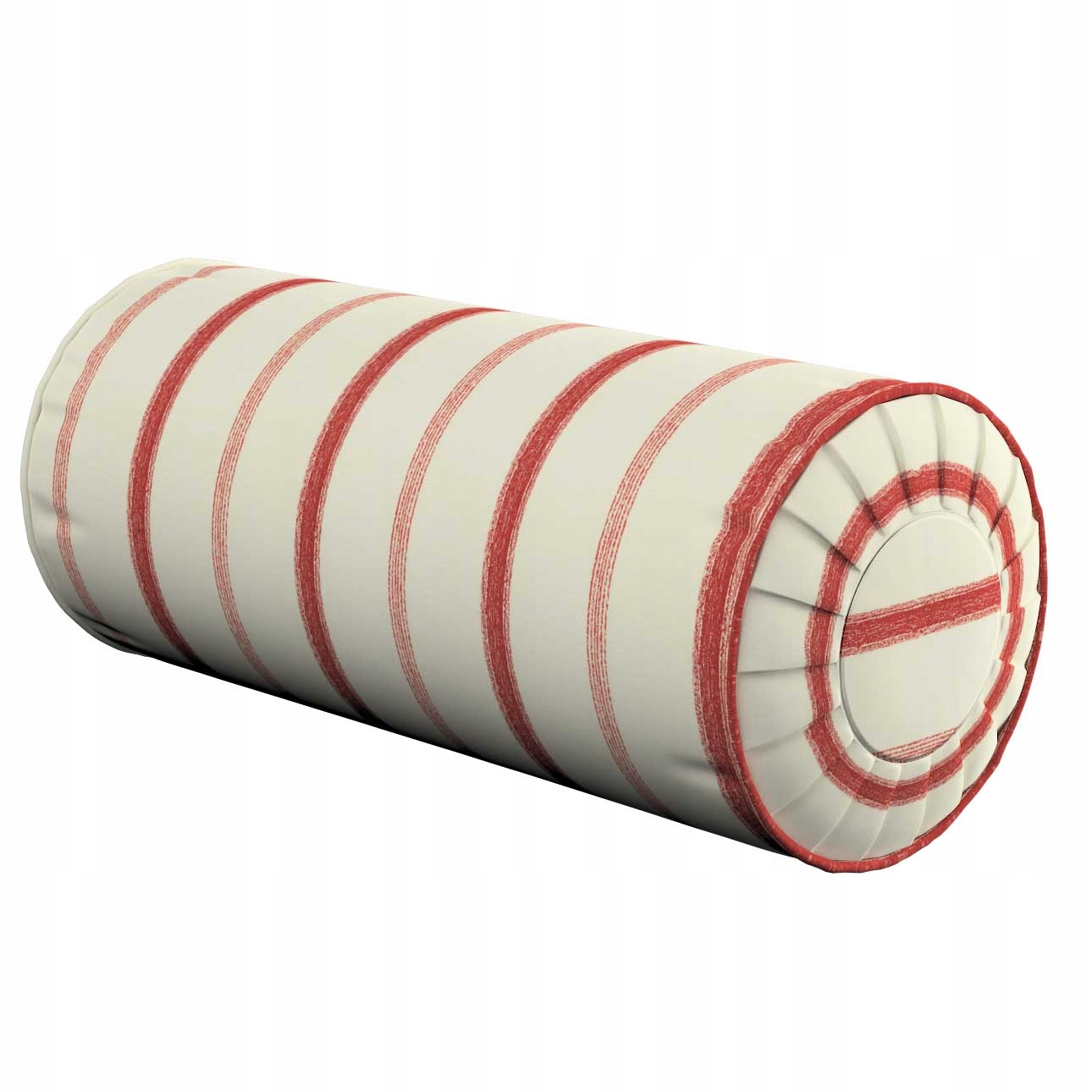 Polštář váleček s záložkami Ø20 x 50 cm červený
