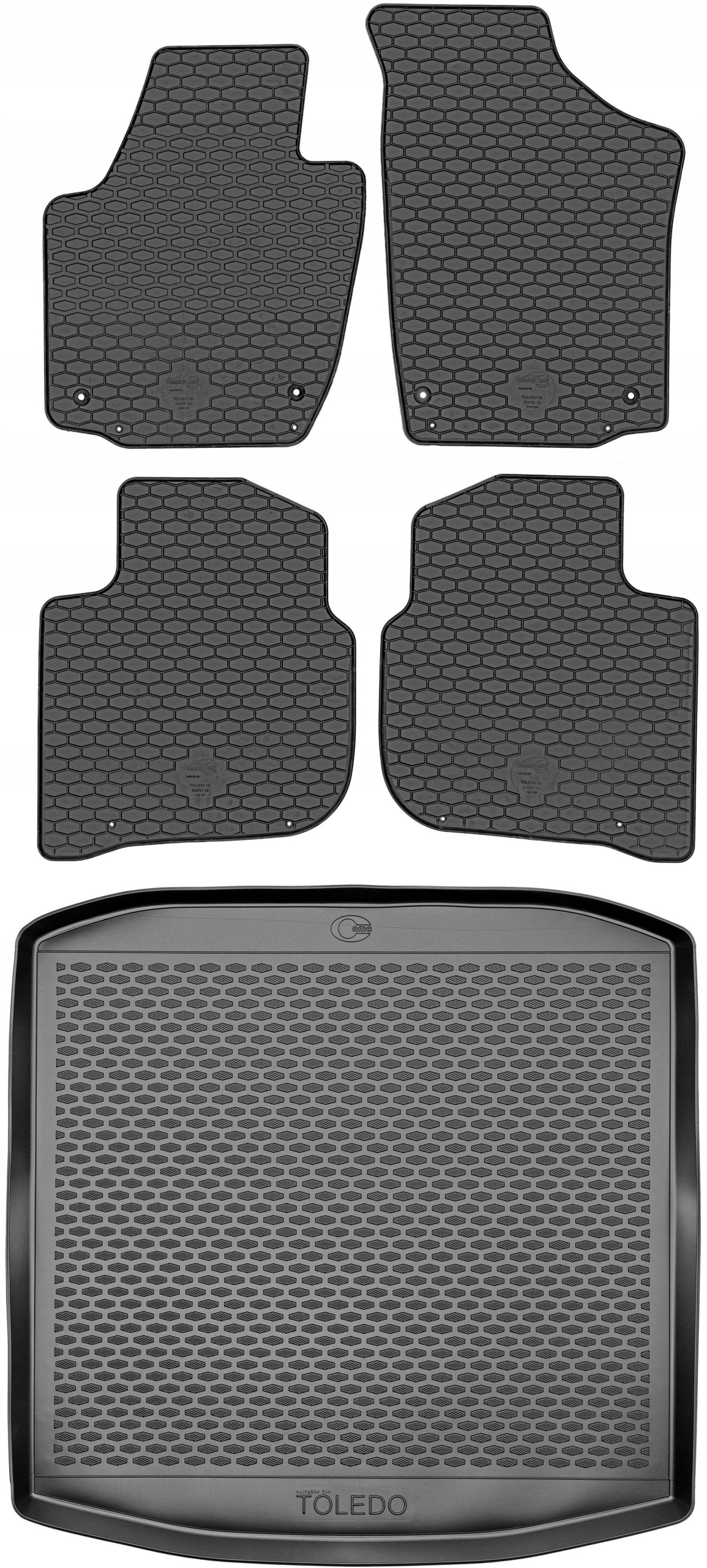 Seat Toledo IV Liftback 12-18 Koberce batožinový priestor