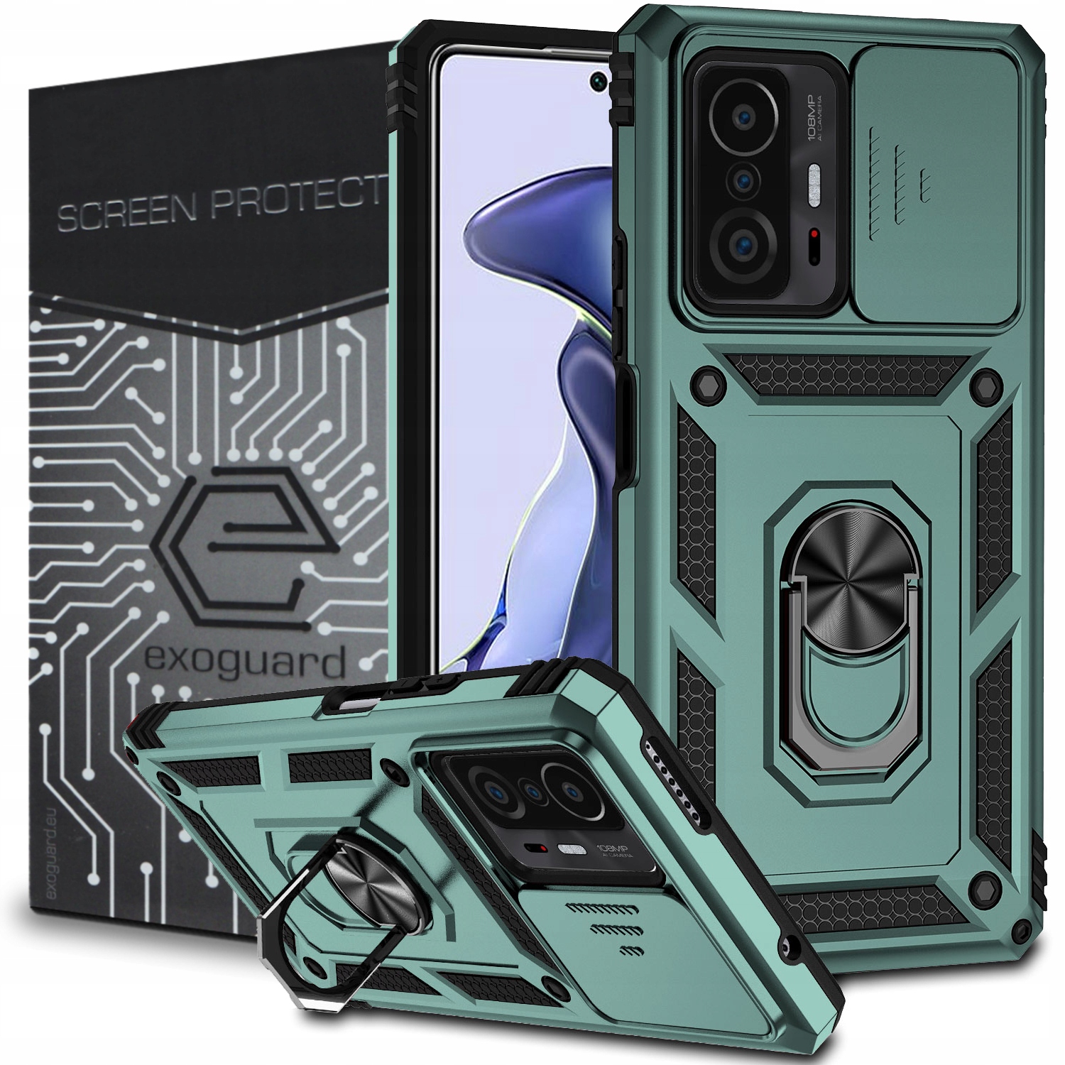 

Etui Pancerne Case+szkło do Xiaomi 11T 11T Pro