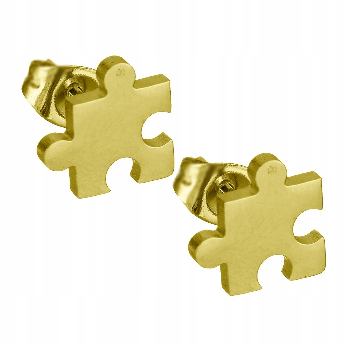 

Kolczyki Złote Stal 316L Puzzle K45