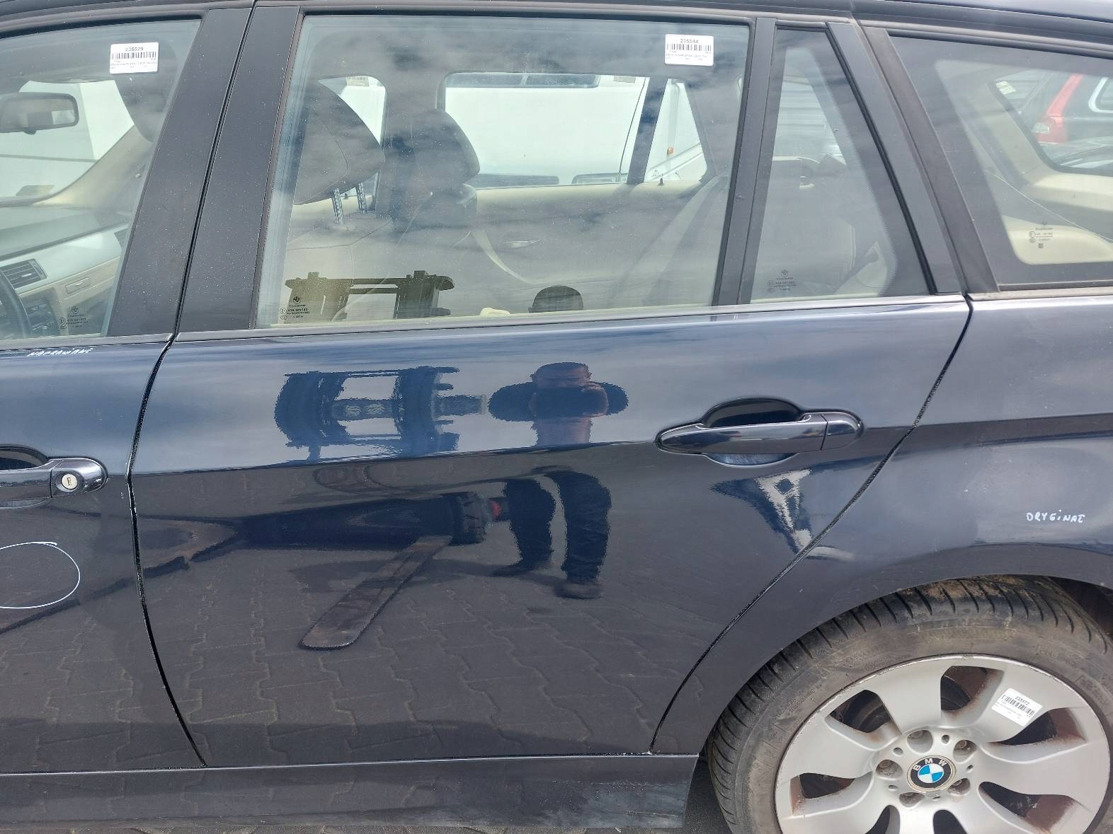 Tür komplet links heck BMW E91 320 A35/5