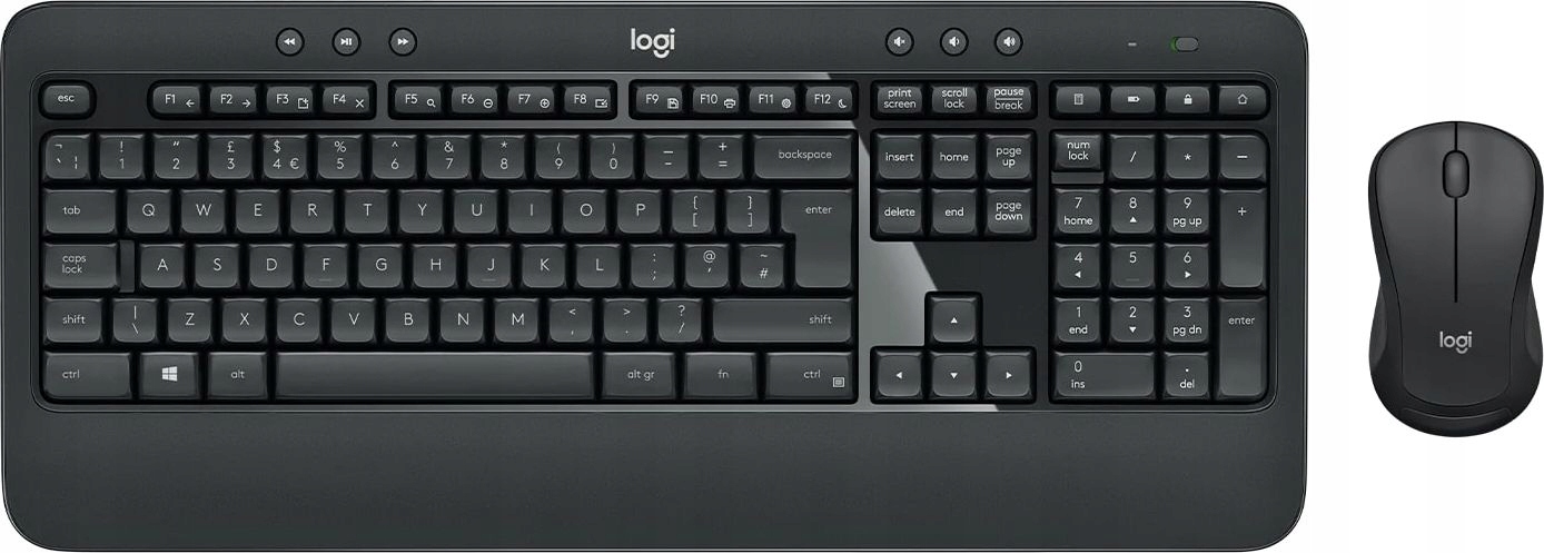 Клавиатура и мышь Logitech черный