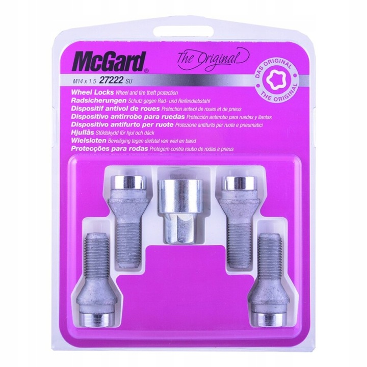 McGard стопорні болти для обода VW-конус