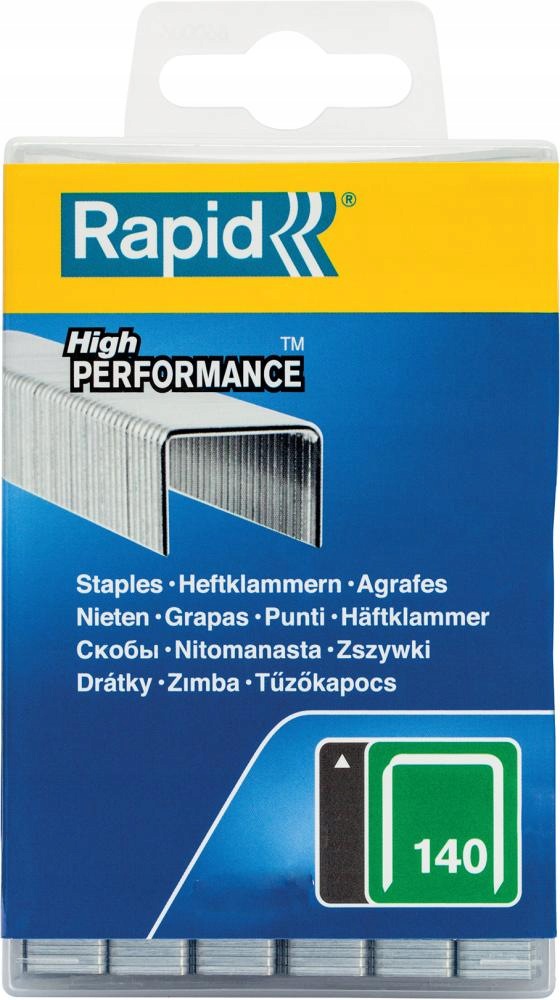 Sponky typ 140 12 mm z plochého drátu, pozinkované, 5000 ks Rapid