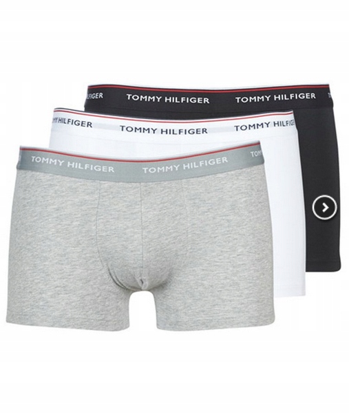 Tommy Hilfiger pánské boxerky černé, šedé, bílé, komplet 1U87903842-004 S