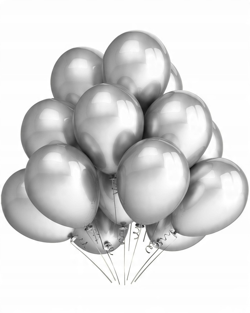 

Balony Metaliczne 12 cali Srebrne 100 szt