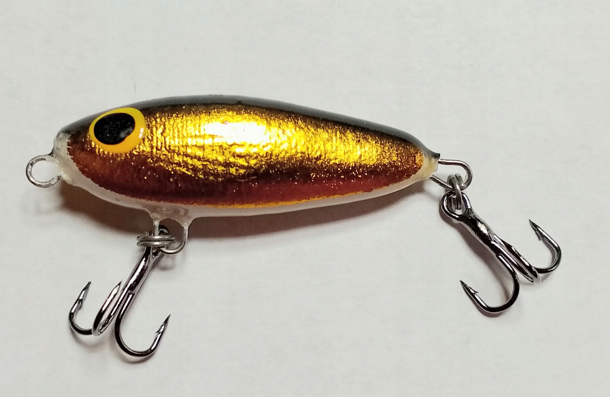 Wobler powierzchniowy na klenia Funny Mini 3,5cm 2,1g Gold