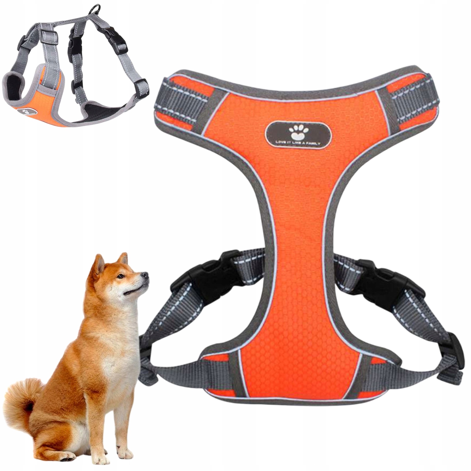 Levně Postroje Pro Psa Proti Roztržení Reflexní Materiál Oxford Na Procházky Size M