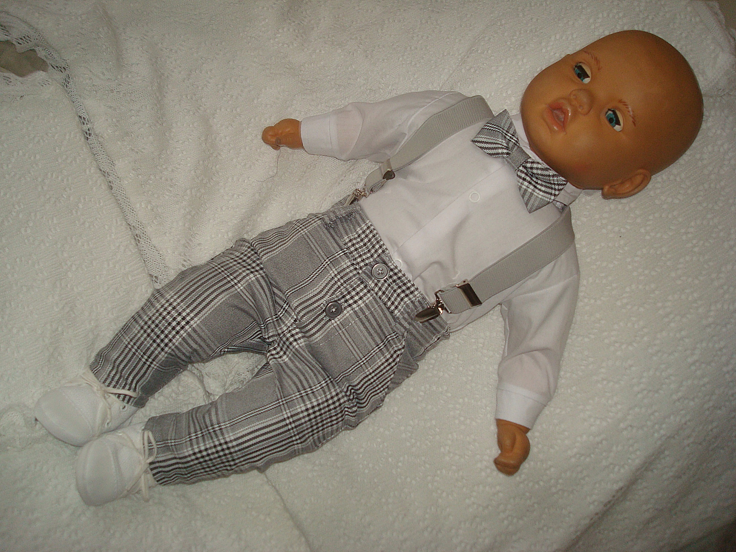 KRATKA KOMPLET UBRANKO/CHRZEST /CHRZTU/ WESELE/80 Kolor szary