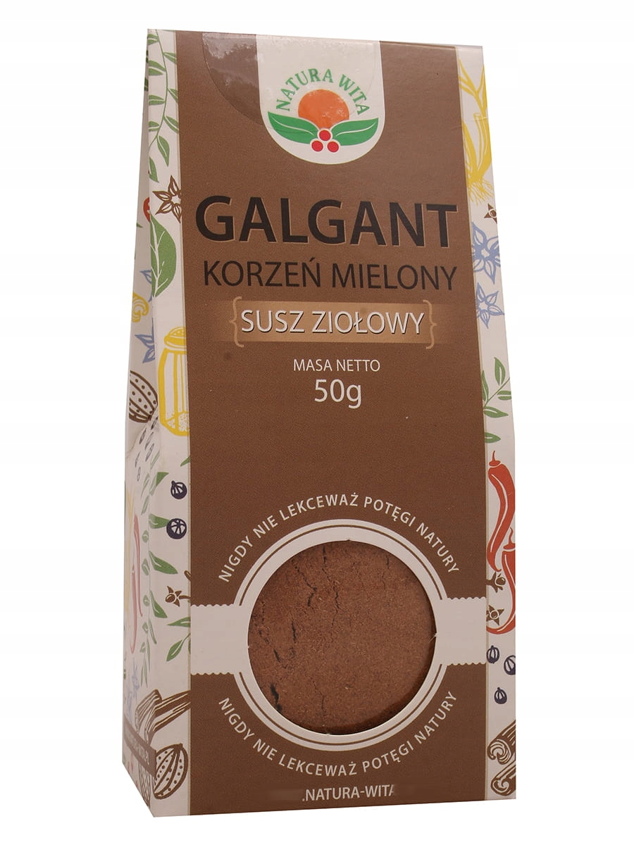 

Galgant korzeń mielony susz ziołowy 50g Natura Wit