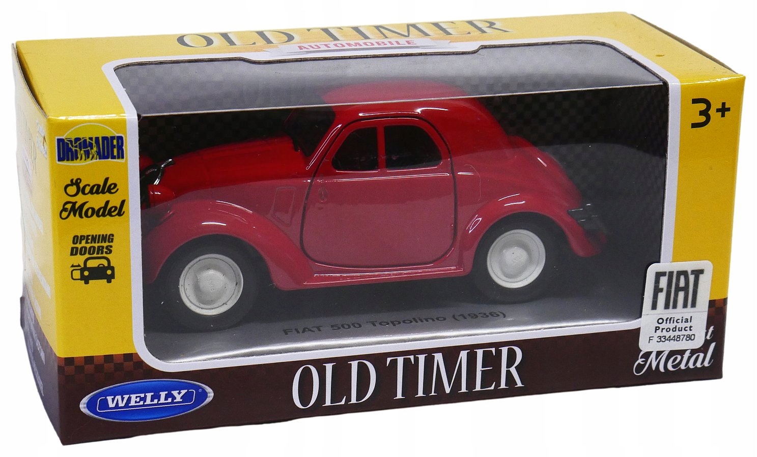 ミニカー FIAT500 1936 1/43 フィアット Fiat 500A 1936 1.Series 1シリーズ ベージュ