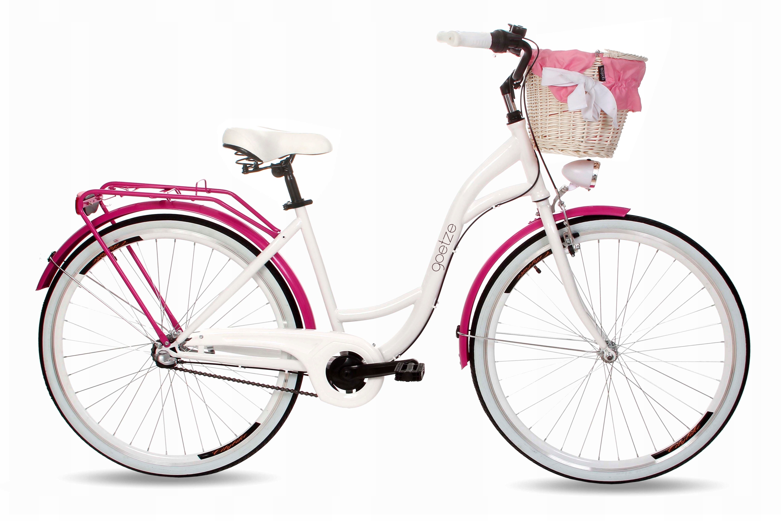 Rower miejski Goetze Blueberry 28 3b+kosz Damka