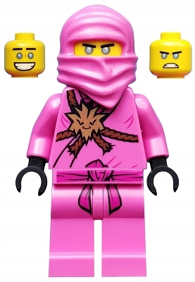 Lego 71708 samotná figurka njo561 Růžový Zane Avatar Pink Zane Nový