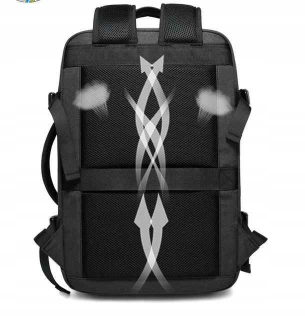 WRO Plecak/Torba Nigeer na laptopa 17,3 1811 USB Marka Inna