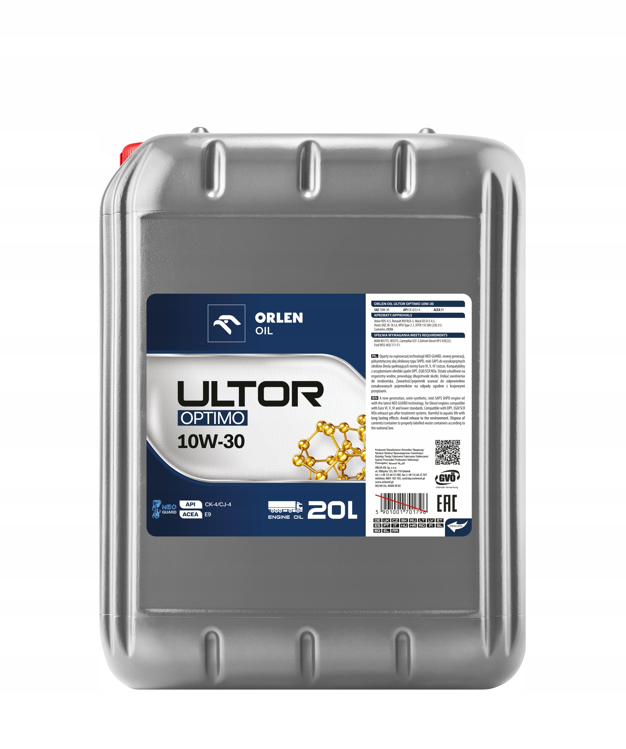 Orlen Oil Ultor Optimo 10W-30 - 20L