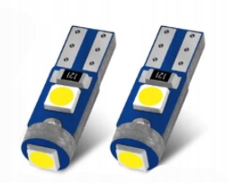 

5x Żarówka R5 T5 3 x Power Led W1,2W W2W Mocne
