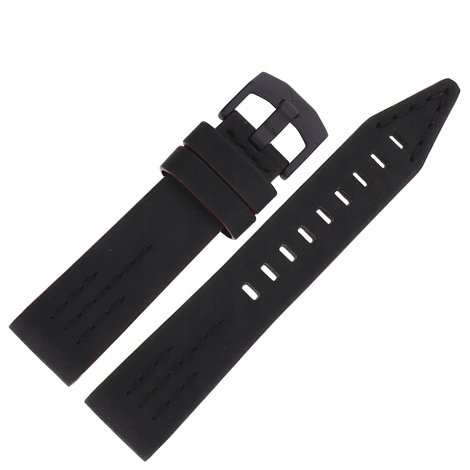 Pásek SSN-571 Kůže (J431) černo-červený s černou barvou