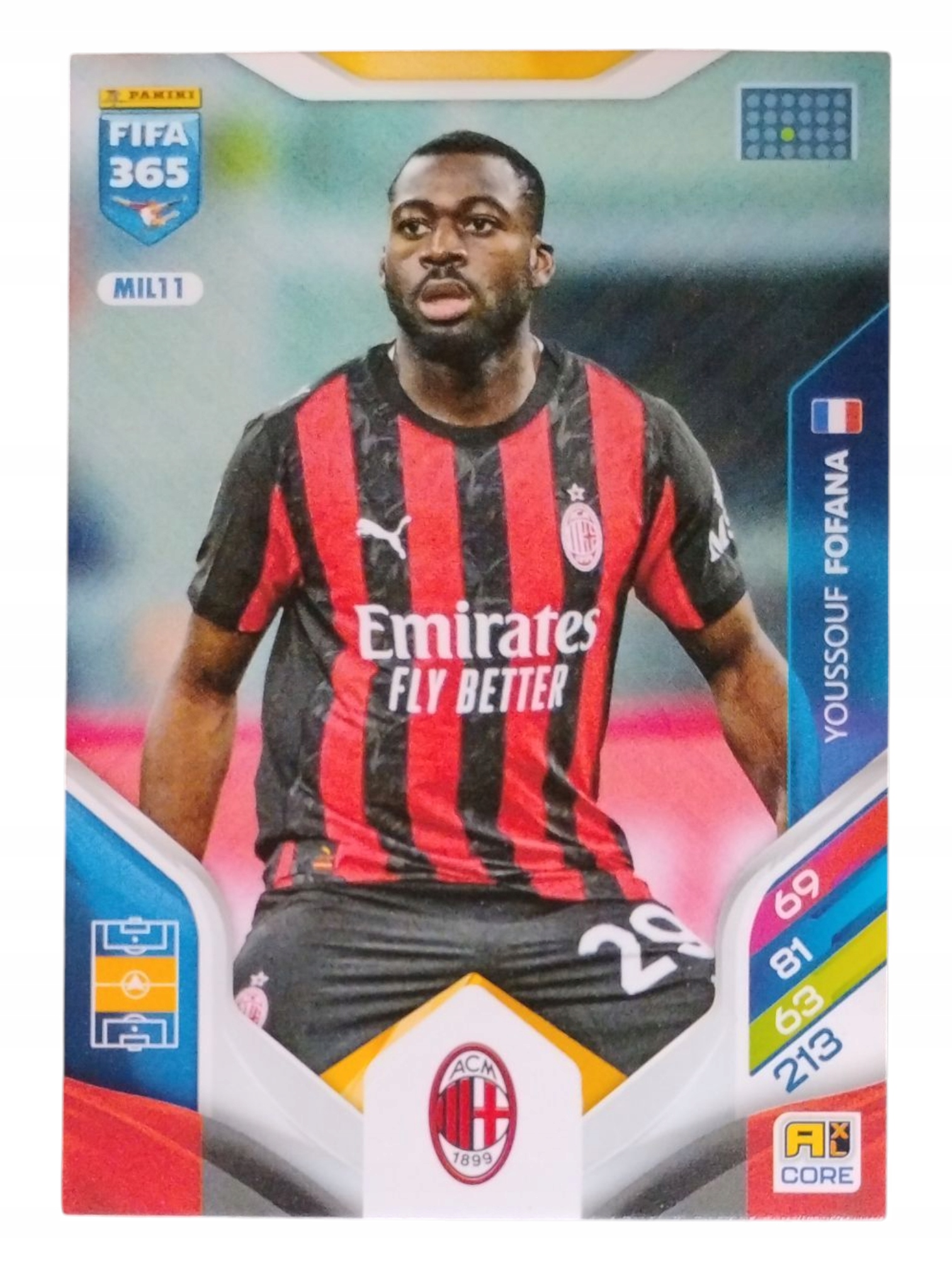 Panini Fifa 365 2026 Core Youssouf Fofana Ac Milan MIL11